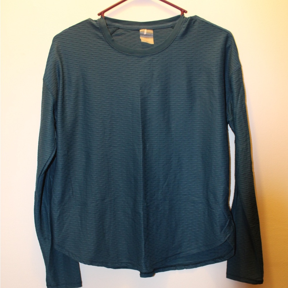 Calia Teal Long Sleeve Women's Top